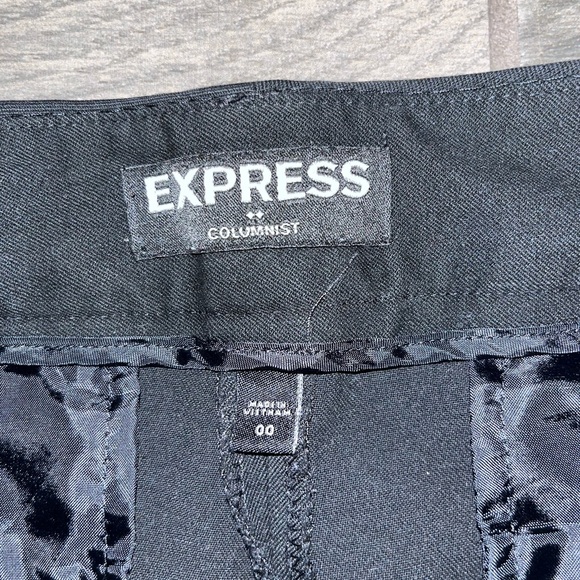 Black Columnist Ankle Skinny Work pants 0 - Picture 2 of 2